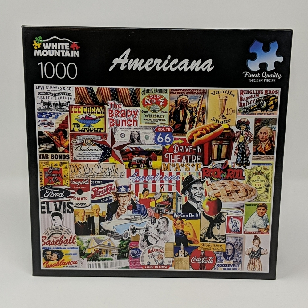 White Mountain Americana 1000 Puzzle